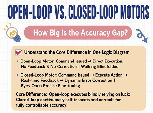 Últimos blogs da empresa sobre Open-Loop vs. Closed-Loop Stepper Motor Control