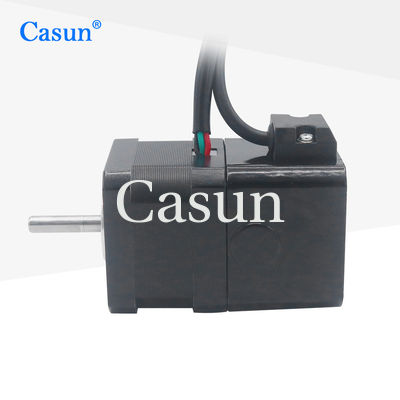 Bom preço motor deslizante do Nema 17 do motor de 42*42mm 1.2A Casun com conexão bipolar do freio Em linha