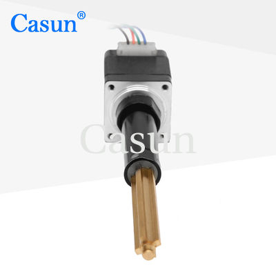 Bom preço Passo helicoidal preto 38.1mm do NEMA 11 do atuador linear de motor deslizante de parafuso movimentador para o distribuidor Em linha