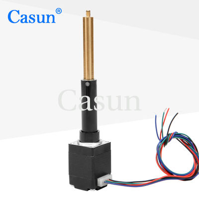 Bom preço 5.28V 0,24Amp NEMA 8 motor passo com parafuso de chumbo para dispensador Em linha