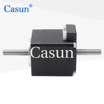 Bom preço Motor deslizante do Nema 11 do cativo 3.75V de Casun 0.67A não com o parafuso movimentador Tr5X4 bipolar Em linha