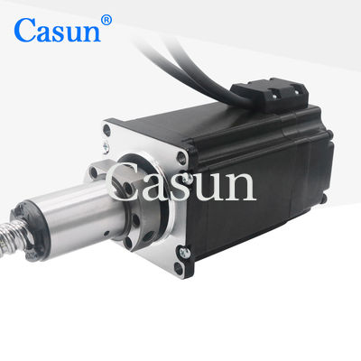 Bom preço 1.8 grau 2 fase Nema 23 Tr10*12 Bolas parafusos Stepper Motor 76mm corpo com Encoder Em linha