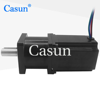 Bom preço NEMA 23 Motor a passo com desaceleração planetária 76mm corpo Relação de redução 5:1 Em linha