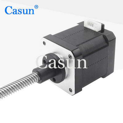 Bom preço parafuso movimentador 1.65Amp 500mN.M Casun Stepper Motor de motor deslizante do NEMA 17 de 34mm Em linha