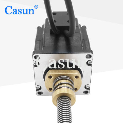 Bom preço 1,8 graus 2 motor deslizante linear do NEMA 23 da fase com codificador 57*57*45mm 0.9N.M 4 fios Em linha