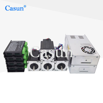 Bom preço Casun 2 Fase Nema 23 motor híbrido passo 57x57x56mm 1.2N.m torque elevado 2.8A com 4 eixos / 3 eixos para CNC para máquina de gravura Em linha