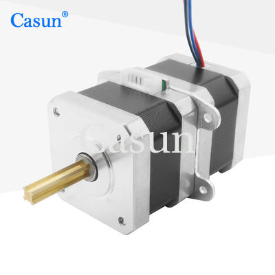 Bom preço NEMA 17 Motor passo linear de camada dupla de 12 V com posicionamento de precisão Em linha