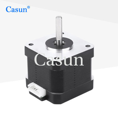 Bom preço 42X42X40mm 1.68A 2 Fase Híbrido Bipolar 12V DC NEMA 17 Motor Passo a Passo 17HS4401 Em linha