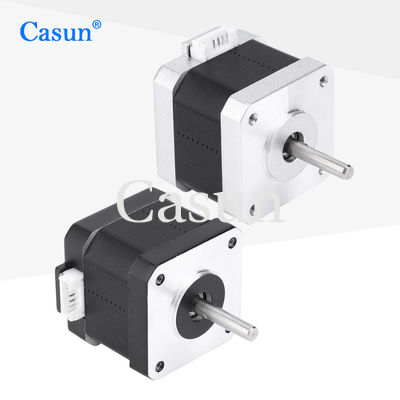 Bom preço 8V NEMA 17 motor passo a passo 0,8A 40mm 2 fase 1,8 grau para impressora 3D Em linha