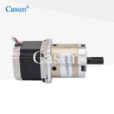 Bom preço NEMA23 Relação 15/1 Motor passo-a-passo com caixa de engrenagens Redutor planetário de 57 mm Em linha
