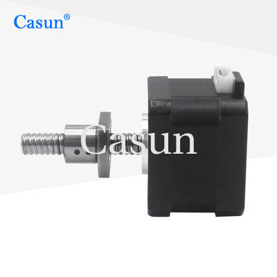 motor deslizante do parafuso da bola do NEMA 17 de 42x42mm com o motor do atuador SFK0802 linear