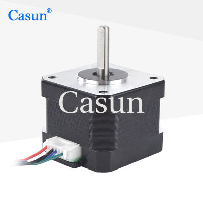 Bom preço 42x42x34mm NEMA 17 motor passo-a-passo D eixo DC 12V 0.3N.M Para eixo XYZ Em linha