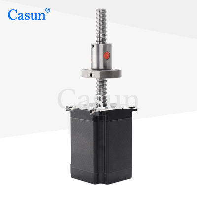 Bom preço Motor de passo de parafuso de avanço de esfera Nema23 SFS01210-2.8 2N.M Motor de passo linear de parafuso Em linha