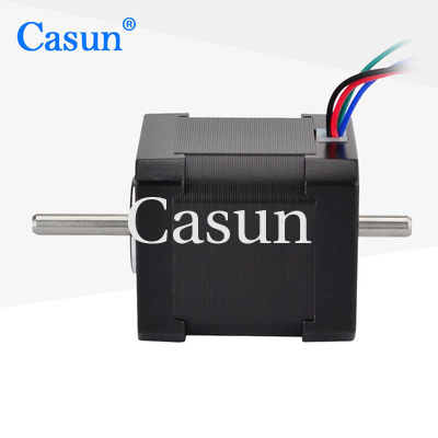Bom preço NEMA 17 Motor passo de duplo eixo 42×42×48mm 1.68A Com equipamento de embalagem Em linha