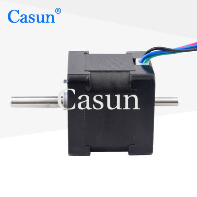 Bom preço Dual Shaft Nema 14 Stepper Motor 4 Leads 34mm 1.8deg 18Ncm 25.56oz.in 0.8A Step Motor Em linha