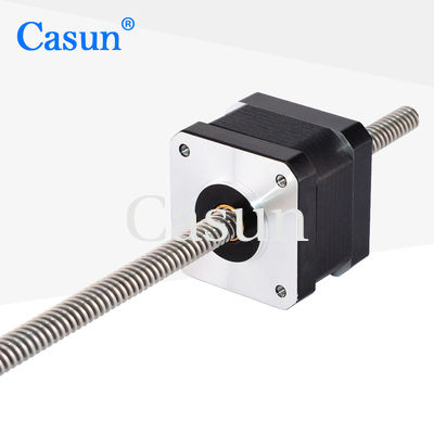 Bom preço 42x42x34mm 1,8 grau 2 fase 1.2A híbrido Nema 17 Tr8*2 motor passo não cativo Em linha