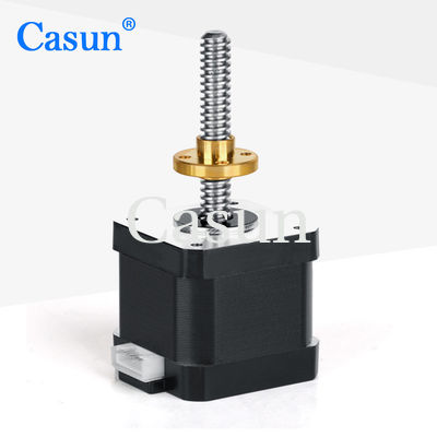 Bom preço Motor deslizante do NEMA 17 lineares de Casun 34mm com parafuso movimentador 42mm 6.4V 1.28A Em linha