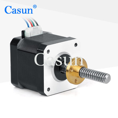 Bom preço Motor de passo híbrido linear Casun 42x42mm Tr8x8 para fresadora CNC Em linha