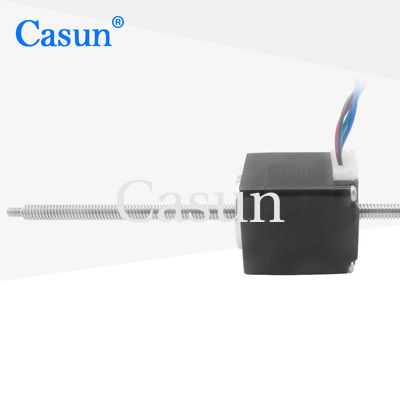 Bom preço 80mN.M Nema11 Non Captive Stepper Motor Through Screw Lead 8mm 0.8A 4.64V Em linha