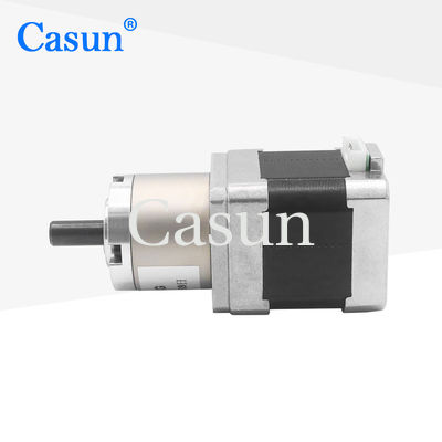 Bom preço NEMA 17 42*42*48mm caixa de velocidades motor passo a passo 1,5A relação de velocidades 1:19.2 Em linha