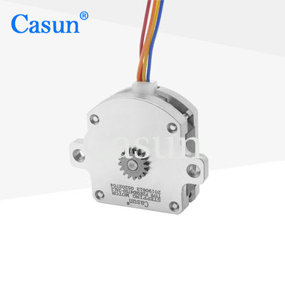 Motor passo-a-passo de panqueca 1,8 grau 2 fase 1,55 V eixo de engrenagem de 13 mm para máquina SMT