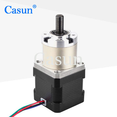 Bom preço NEMA 17 Motor passo a passo com caixa de engrenagens 100/1 corpo de 40 mm com CE Em linha