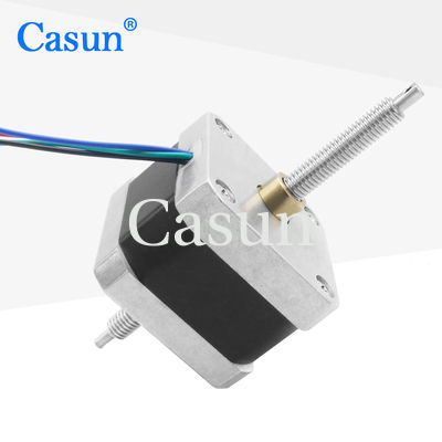 Bom preço 42X42mm através de Nema não prisioneiro 17 1.2Amp 260mN.M do motor deslizante do parafuso Em linha