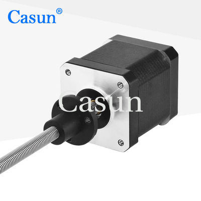 Bom preço motor deslizante do NEMA 0.4A 17 de 42X48mm com o motor de piso do parafuso movimentador Em linha