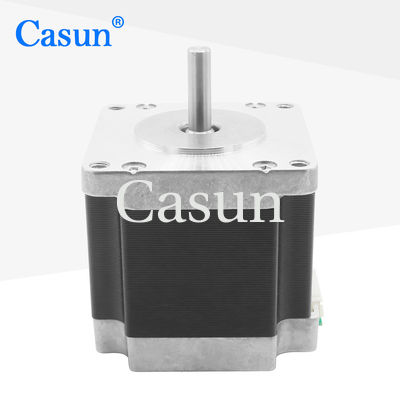 motor deslizante de Casun do preto do motor deslizante 1.5A de laço fechado do NEMA 24 de 60x60x58mm