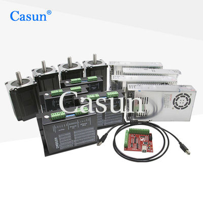Fonte de alimentação Mach3 da linha central 12N.M Stepper Motor Driver dos jogos 4 do CNC do Nema 23 para a máquina do CNC