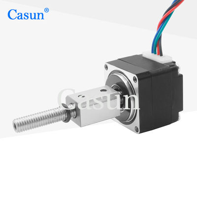 NEMA 8 Motor passo-a-passo de parafuso de esferas 0,5A Corpo de 25 mm para sistema de visão