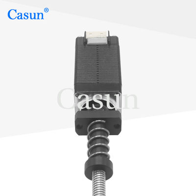 Motor de passo com fuso Nema 8 Mais Vendidos com comprimento de eixo personalizável 32mN.m Alta precisão para dispositivos médicos