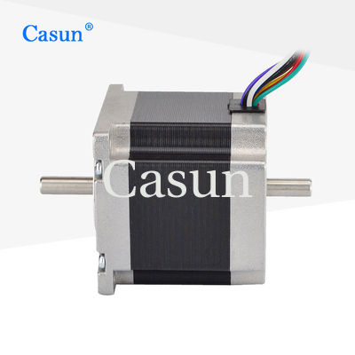 Dual Shaft 1.8 Grau 4 Fase 1.26N.m DC NEMA 23 Híbrido Motor Stepper CNC Robô