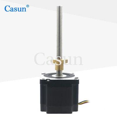 Nema 34 Motor híbrido passo com freio 24V DC 4.5N.m Grande resistente CE RoHS certificado por Casun Motor