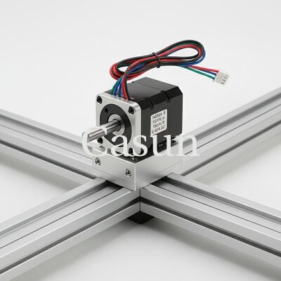 Bom preço Nema 8 motor passo não cativo 20x20x27mm 15mN.m torque de retenção 0,65 potência CC para cnc para banco de trabalho tridimensional XYZ Em linha