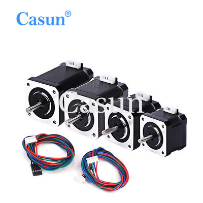 Bom preço Motor de Passo Híbrido de Aço com Tensão Nominal de 120V, Torque de 21kg.cm e Eixo de 5mm com Corte em D para Automação Industrial Em linha